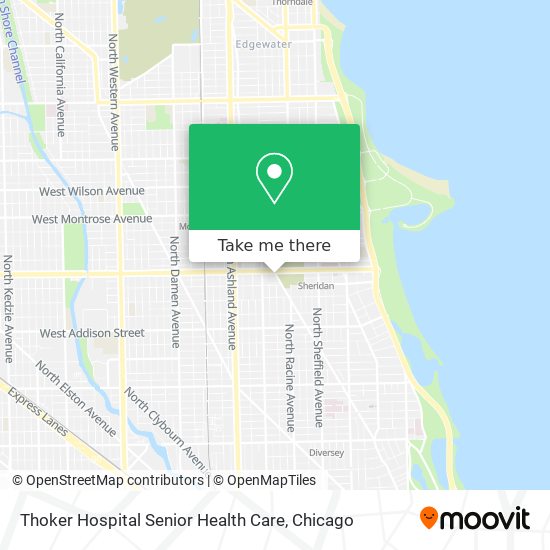 Mapa de Thoker Hospital Senior Health Care