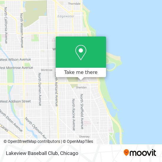 Lakeview Baseball Club map