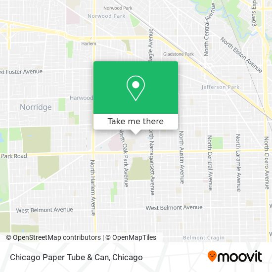 Chicago Paper Tube & Can map