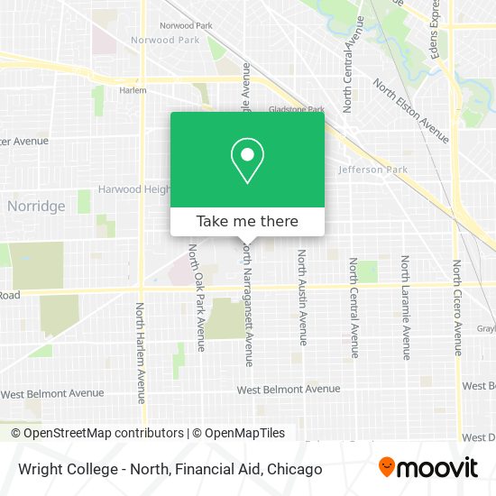 Wright College - North, Financial Aid map