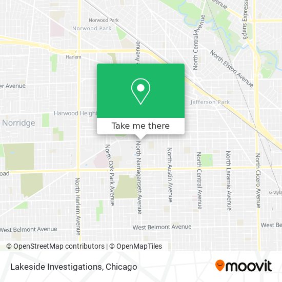 Mapa de Lakeside Investigations