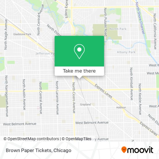 Brown Paper Tickets map