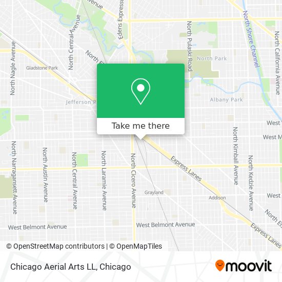 Chicago Aerial Arts LL map