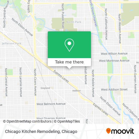 Chicago Kitchen Remodeling map