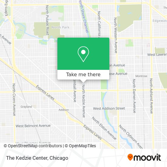 The Kedzie Center map