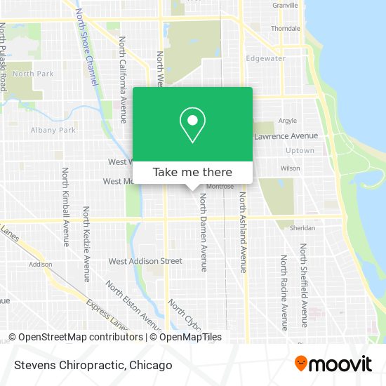 Stevens Chiropractic map