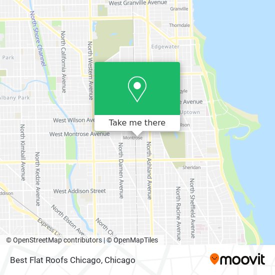 Mapa de Best Flat Roofs Chicago