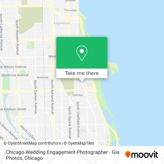 Chicago Wedding Engagement Photographer - Gia Photos map