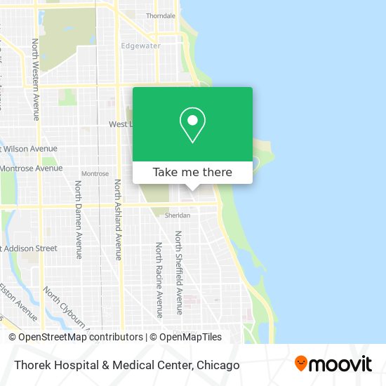 Thorek Hospital & Medical Center map