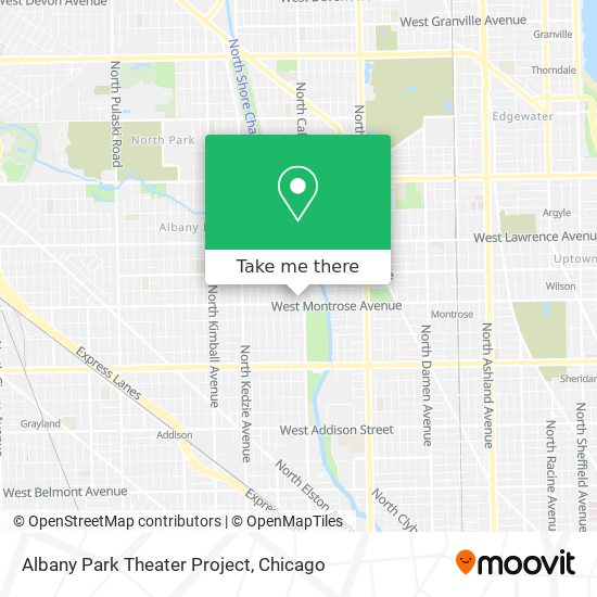 Albany Park Theater Project map