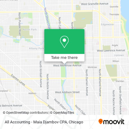 All Accounting - Maia Djambov CPA map