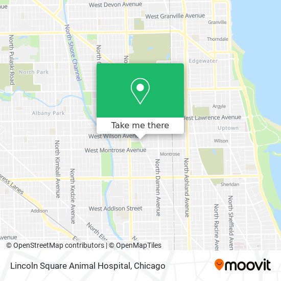 Lincoln Square Animal Hospital map