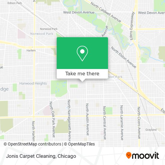 Jonis Carpet Cleaning map