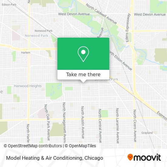 Mapa de Model Heating & Air Conditioning