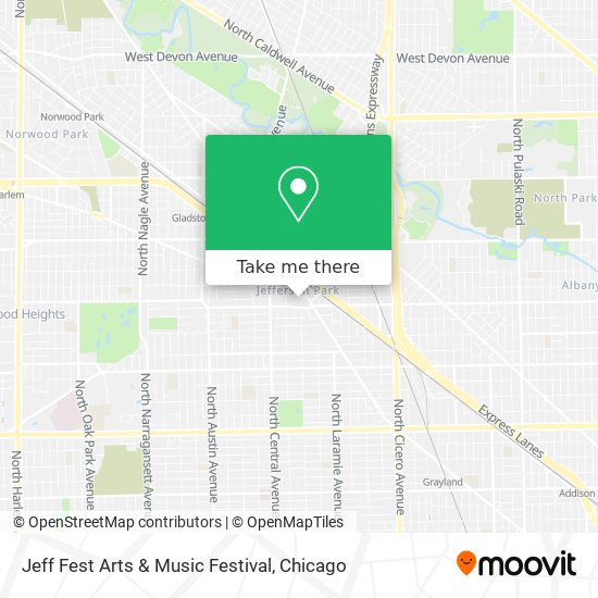Jeff Fest Arts & Music Festival map