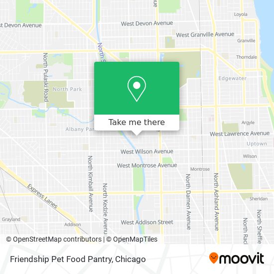 Friendship Pet Food Pantry map