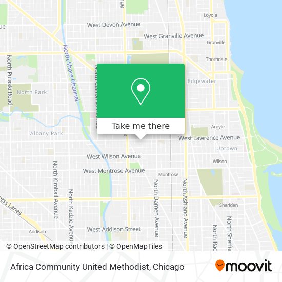 Africa Community United Methodist map