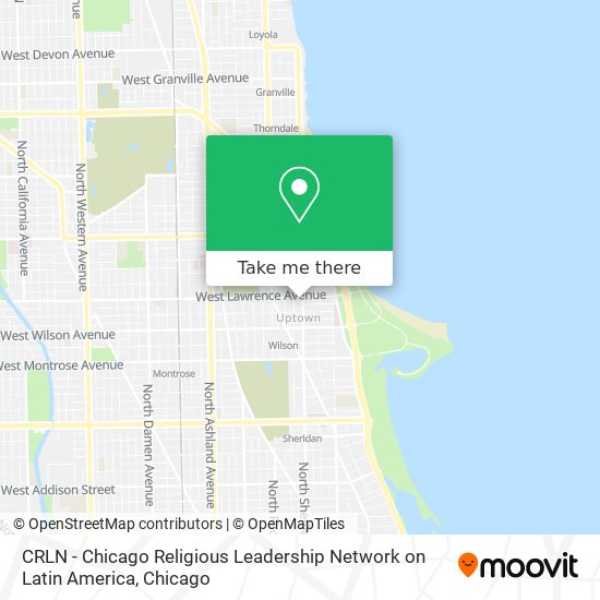 CRLN - Chicago Religious Leadership Network on Latin America map