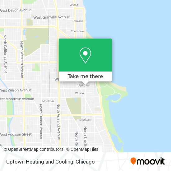 Uptown Heating and Cooling map