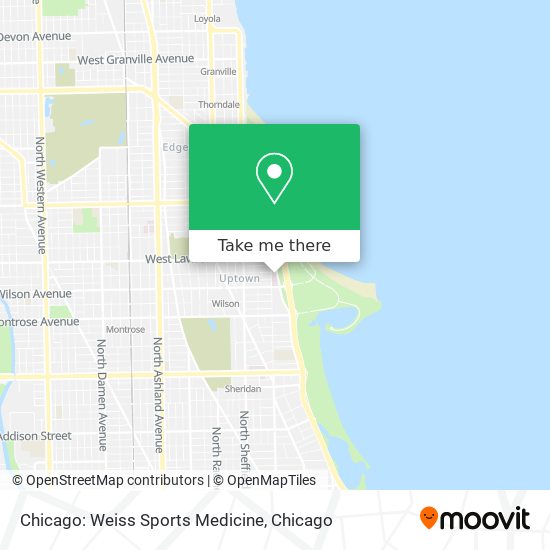 Chicago: Weiss Sports Medicine map