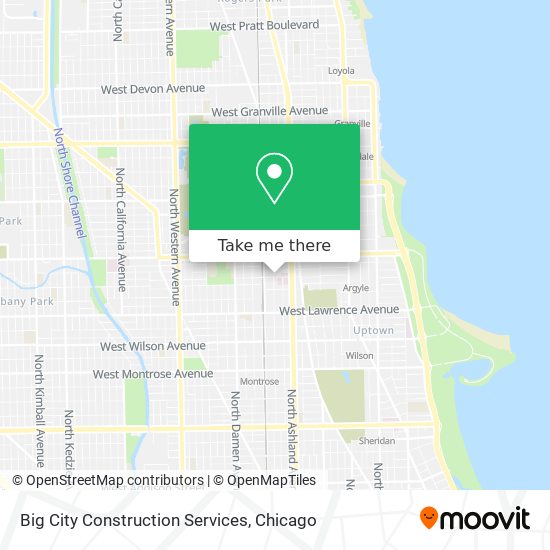 Mapa de Big City Construction Services