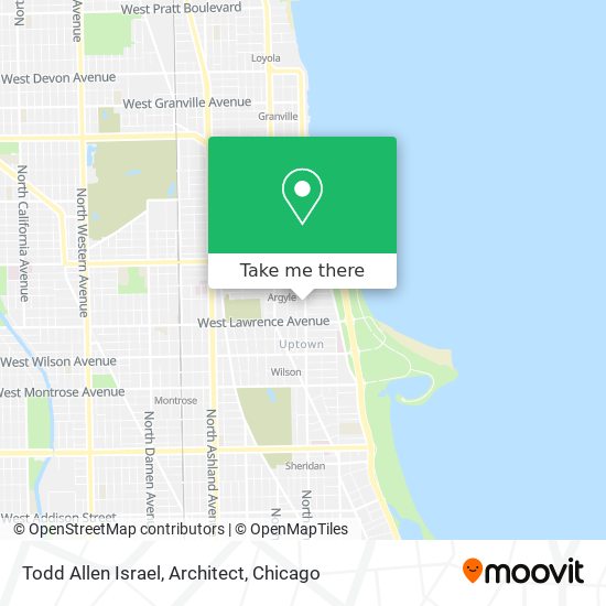 Todd Allen Israel, Architect map