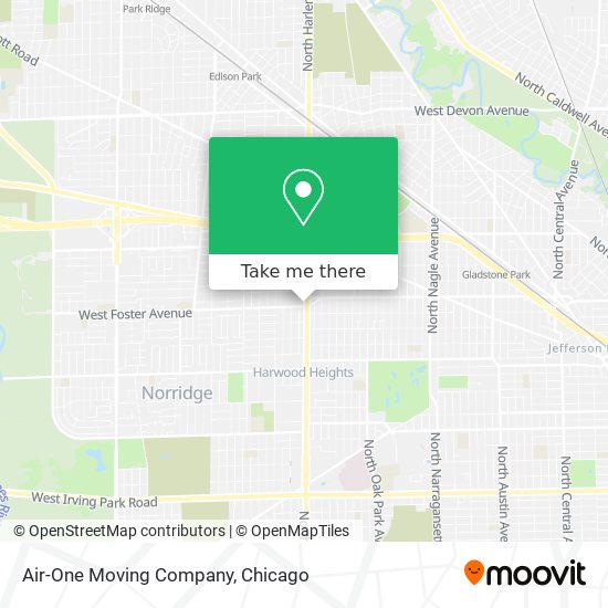 Air-One Moving Company map