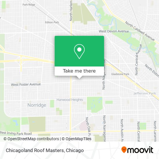 Chicagoland Roof Masters map