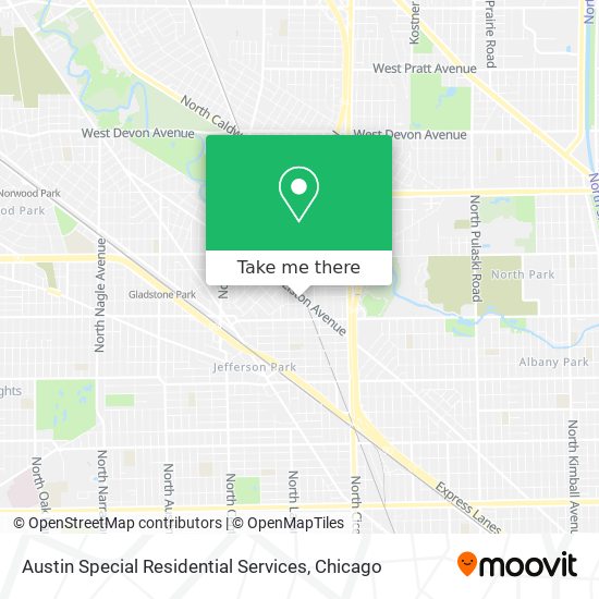 Mapa de Austin Special Residential Services
