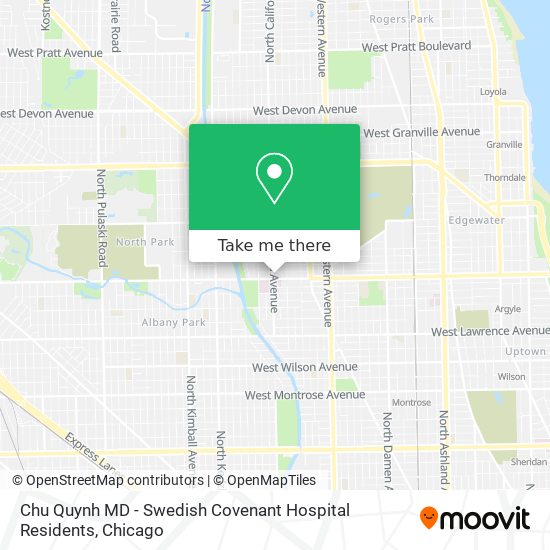 Mapa de Chu Quynh MD - Swedish Covenant Hospital Residents