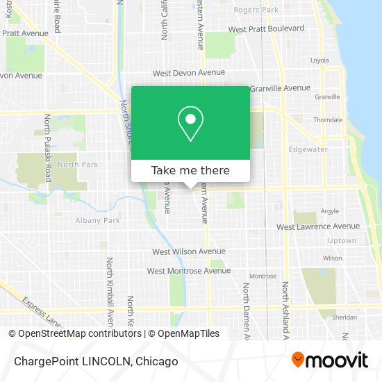 ChargePoint LINCOLN map