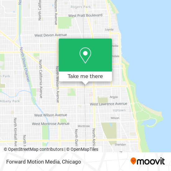 Mapa de Forward Motion Media