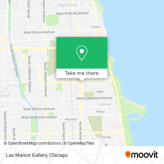 Las Manos Gallery map