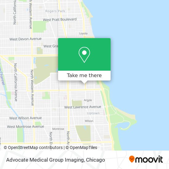 Advocate Medical Group Imaging map