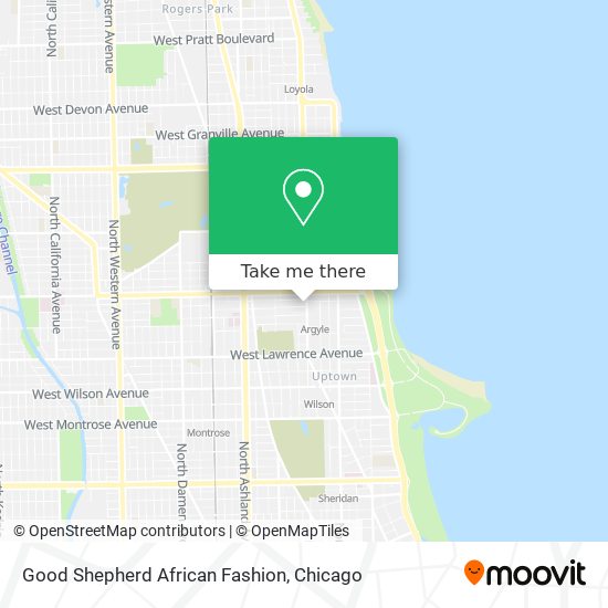 Mapa de Good Shepherd African Fashion