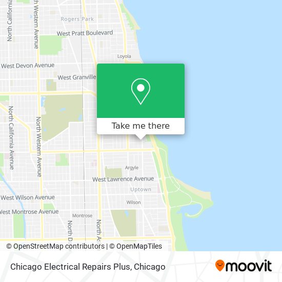 Mapa de Chicago Electrical Repairs Plus