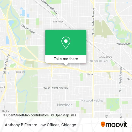 Anthony B Ferraro Law Offices map