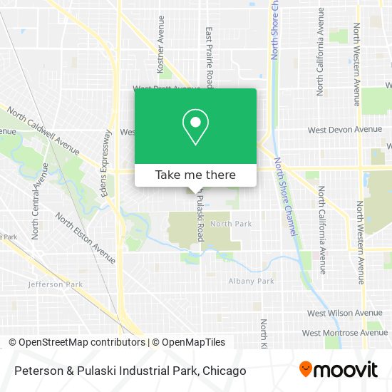 Mapa de Peterson & Pulaski Industrial Park