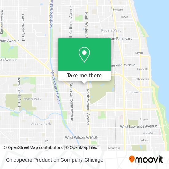 Chicspeare Production Company map