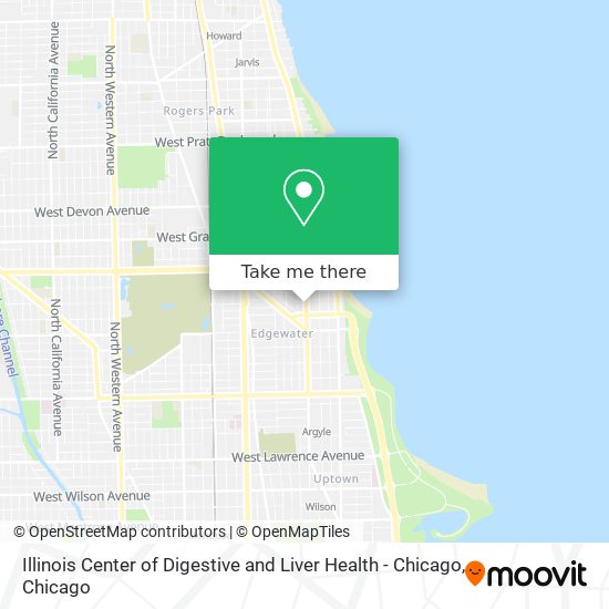Mapa de Illinois Center of Digestive and Liver Health - Chicago