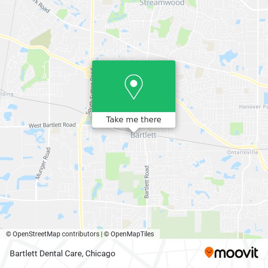 Mapa de Bartlett Dental Care