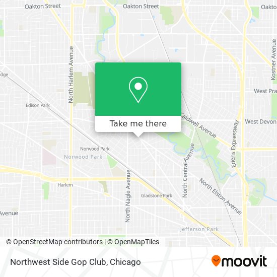 Northwest Side Gop Club map