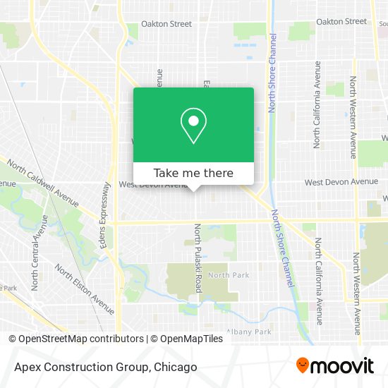 Apex Construction Group map