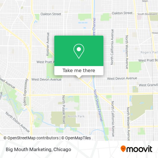 Big Mouth Marketing map