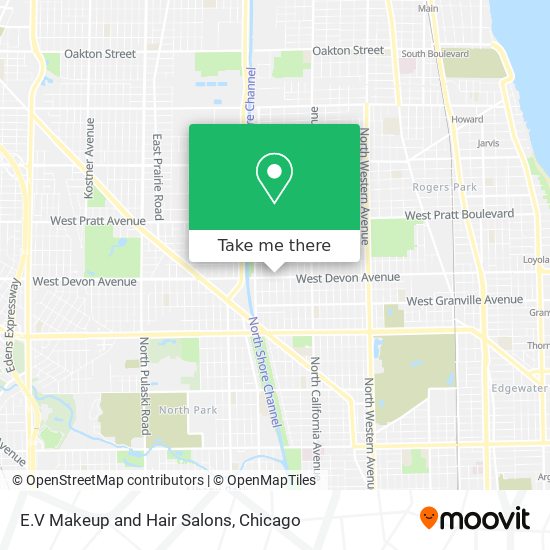 E.V Makeup and Hair Salons map