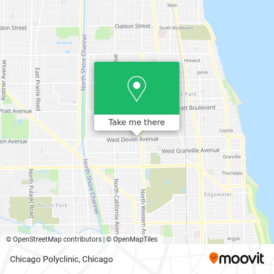 Mapa de Chicago Polyclinic