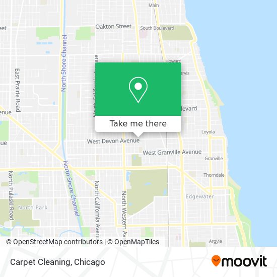 Carpet Cleaning map