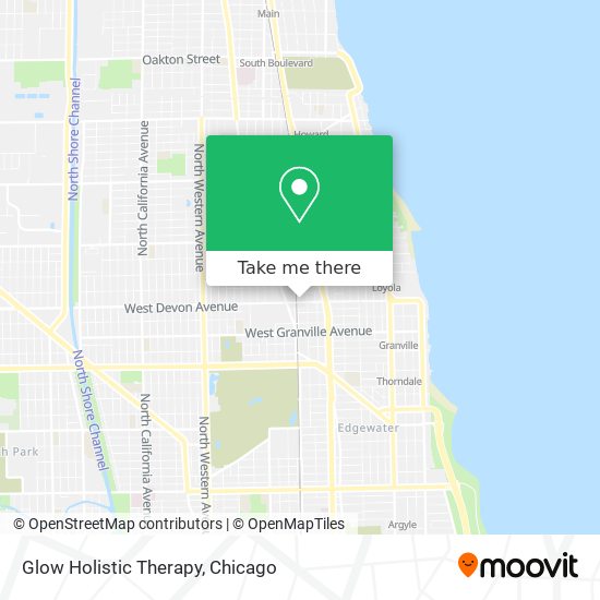 Glow Holistic Therapy map