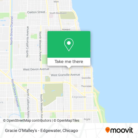 Mapa de Gracie O'Malley's - Edgewater