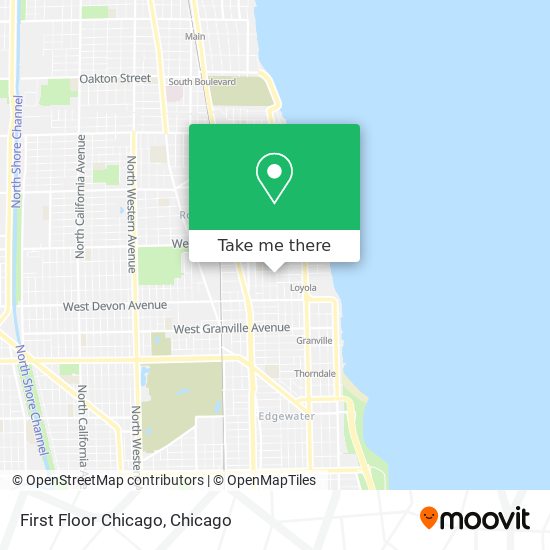 Mapa de First Floor Chicago